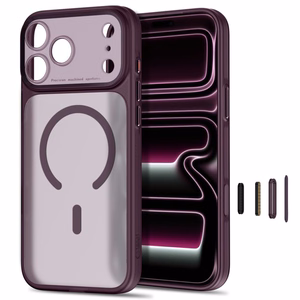 Tech-Protect MagPrime MagSafe CC ümbris mudelitele iPhone 18 Pro Max / 17 Pro Max, bordoopunane