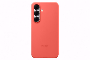 Samsung Silicone Case ümbris Samsung Galaxy S25 jaoks, punane
