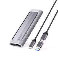 Orico AXM2S-G2-V1 M.2 NVME/NGFF USB-C/USB-A to USB-C 6Gb/s / 10Gb/s Disk Caddy - Hall