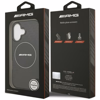 AMG Nauble Layer Läbipaistev Smocked MagSafe Ümbris jaoks iPhone 17 - Must