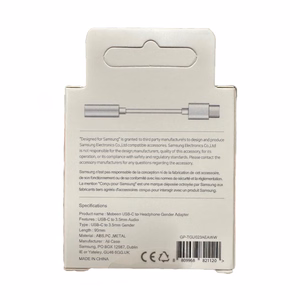 Samsung GP-TGU023AE DAC USB-C to 3.5mm mini jack adapter - valge