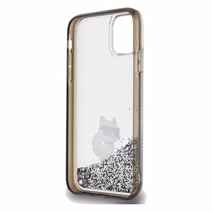 KARL LAGERFELD ümbris jaoks IPHONE 11 KLHCN61LKCNSK (Liquid Glitter C) läbipaistev