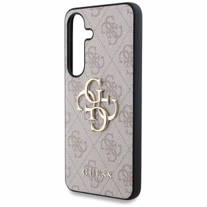 Guess Big 4G Logo Classic Logo Ümbris jaoks Samsung Galaxy S25 Plus roosa