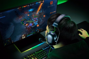 Razer Blackshark V2 X kõrvaklapid juhtmega peapael mängude mustad, rohelised