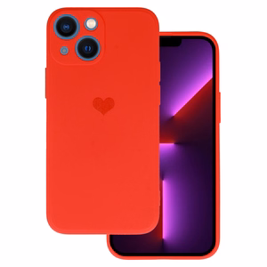 Vennus Silicone Heart Ümbris jaoks Iphone 14 Plus design 1 punane
