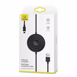 Laadija USAMS CC096 iWatch must + lightning kaabel