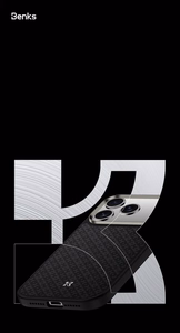 Benks Magnetic Armor Pro Armor Grid Kevlar Ümbris Metal Frame 600D (Y069) jaoks Iphone 17 Pro must