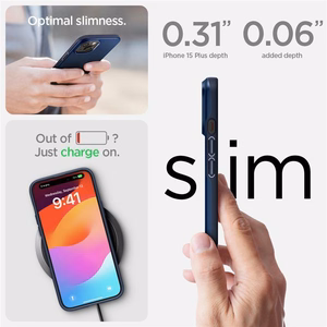 Spigen Thin Fit iPhone 15 Plus Ümbris - sinine