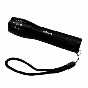 Käsitaskulamp 1000lm, 10W, laetava 18650 akuga