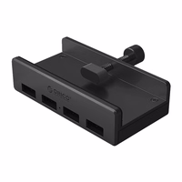 Orico MH4PU jaotur klamberkinnitusega 4x USB-A 3.0 - must