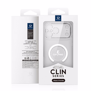 Dux Ducis Clin Mag Ümbris jaoks iPhone 17 Pro Compatible with MagSafe - Läbipaistev