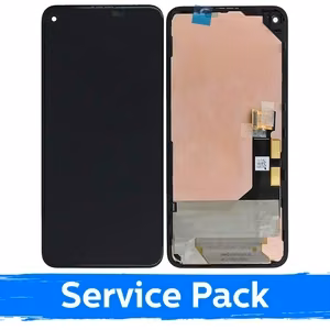 LCD ekraan ühilduv Google Pixel 5A 5G must raamiga (Service Pack)