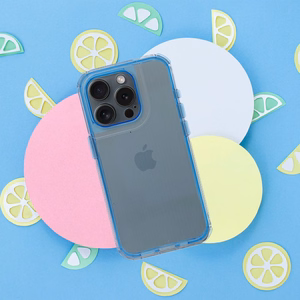 MATRIX CLEAR Ümbris jaoks IPHONE 16 sinine