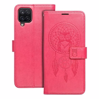 MEZZO Book ümbris jaoks SAMSUNG A12 / M12 dreamcatcher magenta
