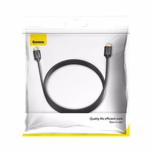 Baseus CAKGQ-C01 HDMI 2.0 4K 60Hz kaabel, 3 m, must