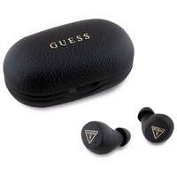 Guess Bluetooth kõrvaklapid GUTWSPGTSPSK TWS + docking station must/must Grained Classic Logo