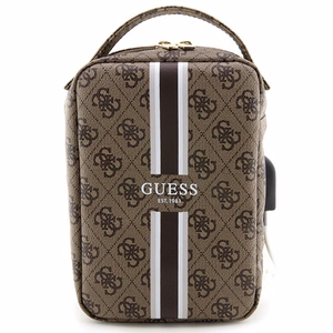 Guess kott GUHBP4RPSW organisaator pruun 4G Printed Stripes
