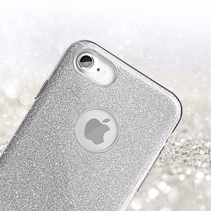 Shining Ümbris jaoks IPHONE 13 PRO MAX Hõbedane