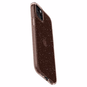 Spigen Liquid Crystal Glitter iPhone 15 Plus Ümbris - roosa/Clear
