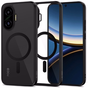 Tech-Protect MagMat MagSafe Ümbris jaoks Xiaomi Poco F7 5G - Must and Läbipaistev