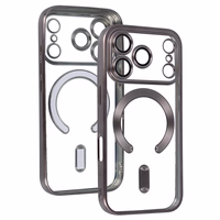 metallik MagSafe Ümbris jaoks Iphone 17 Pro Max Titanium