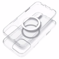 CLEAR Ümbris 2 mm jaoks IPHONE 16 Plus compatible koos MagSafe (camera protection) läbipaistev