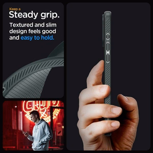 SPIGEN ümbris LIQUID AIR jaoks IPHONE 16 Pro Max abbys roheline