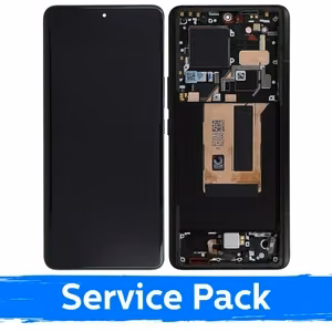 LCD ekraan ühilduv Xiaomi 13 Ultra raamiga / must / (Service Pack)
