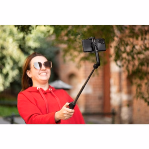 Selfie stick + tripod Forcell F-GRIP (S70M) (Bluetooth) black