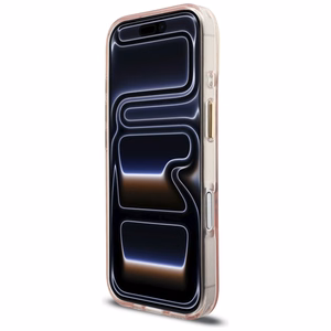 Guess IML Script Metal MagSafe Ümbris for iPhone 17 - roosa