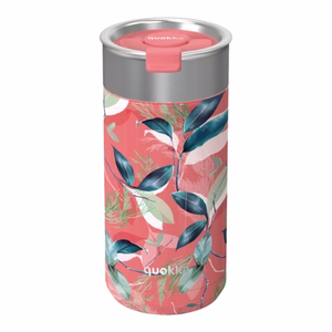 Quokka Boost Coffee Tumbler roostevabast terasest termokruus sõelaga, 400 ml, Eksootiline roosa