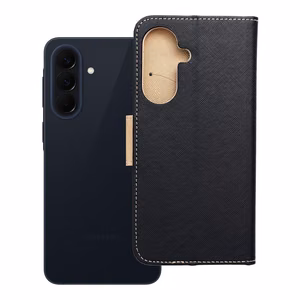 Флип-чехол Samsung A57 Fancy Book черный / золотой