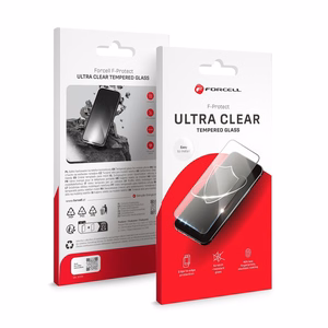 Karastatud klaas to iPhone X / XS / 11 PRO Forcell Ultra Clear Glass must