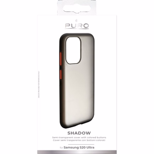 Puro Shadow Cover ümbris seadmele Samsung Galaxy S20 Ultra, must