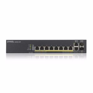 Zyxel GS1920-8HPV2 hallatav Gigabit Etherneti (10/100/1000) võrgulüliti Etherneti kaudu toiteedastusega (PoE), must