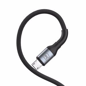 3mk Hyper Cable N-SERIES USB-A / MicroUSB 1m 5V/2.4A 12W / black