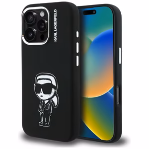 Karl Lagerfeld Silikoon Karl Sketch MagSafe Ümbris for iPhone 16 Pro Max - must