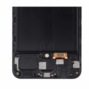 FIXCELL AMOLED LCD-ekraan raamiga SAMSUNG A50 jaoks, must (vahetatud klaas)
