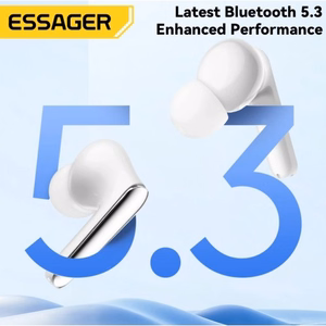 Bluetooth kõrvaklapid Essager "TWS" mustad (kahekordne mürasummutus / Bluetooth 5.3)