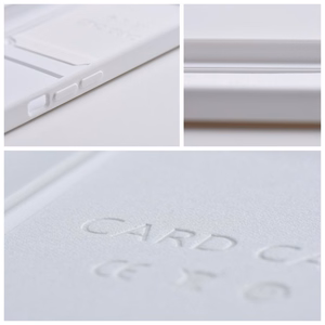 Ümbris jaoks iPhone 15 PRO Card Ümbris valge
