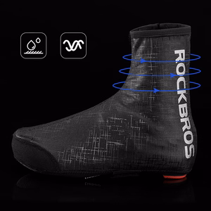 Rockbros LF1081 tuule- ja veekindlad kingakatted 42-46 cm - must