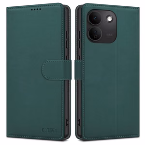 Tech-Protect Wallet rahakottümbris seadmele Xiaomi Redmi Note 17 Pro Max 5G – roheline