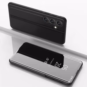 Clear View klapiga ümbris Samsung Galaxy S25-le – must