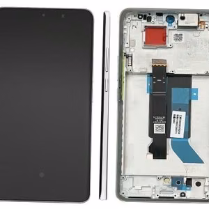 LCD экран Xiaomi Poco X7 5G с тачскрином с рамкой серебристый Оригинал (сервисная упаковка)