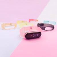 Silikoonist rihm Xiaomi Mi Band 5 / 6 randmepaelale - kuldne