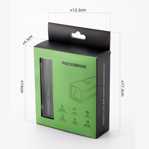Rockbros RHL1500 eesmine jalgrattatuli 5000mAh 1500lm IPX6 - must