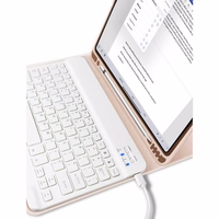 Tech-Protect SC Pen + Keyboard Ümbris with Keyboard jaoks iPad 10.9" 2022 - roosa