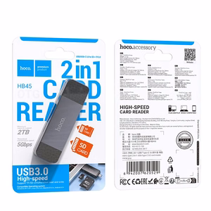 Memory card reader Hoco HB45 USB-C/USB-A 2-in-1 USB3.0 hall