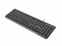 NATEC KEYBOARD TROUT SLIM USB, US LAYOUT, must