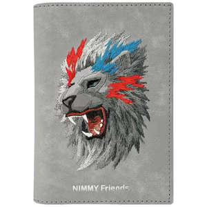 Nimmy Raptor Lion Passport/Wallet Ümbris - Hall